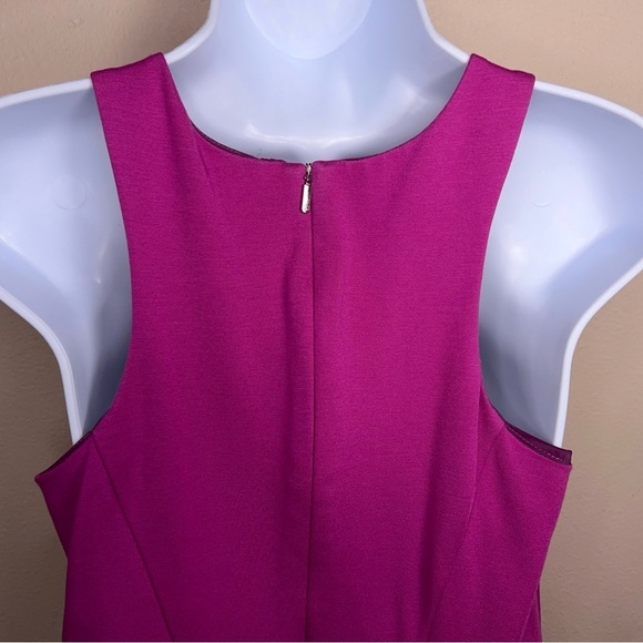 Size 2 Trina Turk Fuchsia Pink Dress Sleeveless Lined Zip Closure - Picture 8 of 11